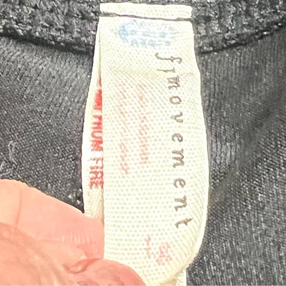 Free People Movement Lira Black Mesh Athletic Leggings Tights Women’s Large - Picture 12 of 12